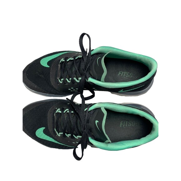 Nike Fitsole Run Sneakers Running Womens size 10 Black Green 2016 Athletic - Picture 8 of 9